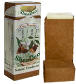 A package of SheaDeo and a refill package